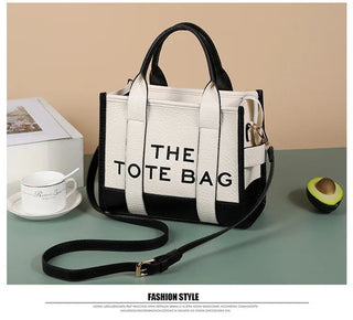 Women's Tote Bag 2024 New Leather Letters Shoulder Alodia Store
