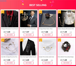 Cute Bee Fashion Brooches Metal Vintage Alodia Store