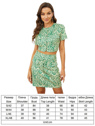 Camouflage Suede Skirt Suits Sexy Skinny CropTops+ Bodycon Outfits 2-Piece Set alodia store