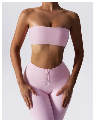Yoga Set 2 Piece High Waist Leggings Sports Bra Women's Tracksuit Gym Workout Push Up Running Clothes Sportswear Fitness Suit Alodia Store