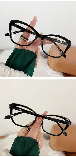 Anti Blue Light Blocking Cat Eye Oculos Mujer Glass Women Brand Fashion Luxury Designer Optical Eyeglasses Frame Classic Eyewear Alodia Store