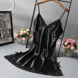 Sexy Lace Patchwork Camisola Lingerie Nighty Alodia Store