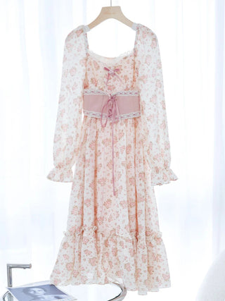 pink floral dress Alodia Store