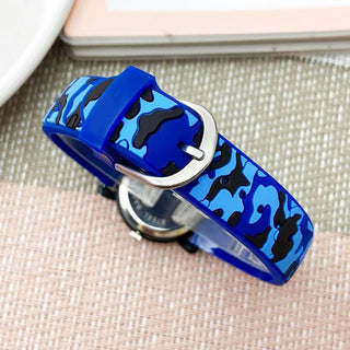 camouflage silicone strap quartz watches children kids students digital cool waterproof clocks Alodia Store