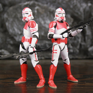 Star Wars 104th 212th 442nd 332nd 501st 6" Action Figure ARC ARF Trooper Shock Asohka Commander Phase 2 Episode II Clone Toys Alodia Store