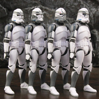 Star Wars 104th 212th 442nd 332nd 501st 6" Action Figure ARC ARF Trooper Shock Asohka Commander Phase 2 Episode II Clone Toys Alodia Store
