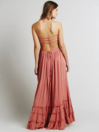 Summer Women Backless VERGOODR Smock dress Alodia Store