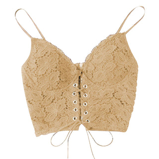 Strap Vest Zip Back Camisole Push Up Bralet Alodia Store