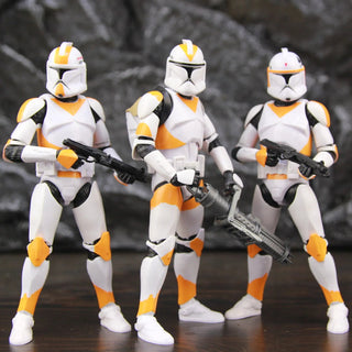 Star Wars 104th 212th 442nd 332nd 501st 6" Action Figure ARC ARF Trooper Shock Asohka Commander Phase 2 Episode II Clone Toys Alodia Store