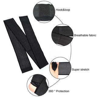 1Pcs Elastic Compression Knee Bandages Fitness Pressurized Straps for Gym Weight Lifting Squats Leg Compression Training Wraps Alodia Store