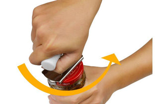 Stainless Steel Adjustable Lids Off Jar Opener Multi-function Bottle Cap Opener Labor-saving Screw Can Opener for Kitchen Gadget Alodia Store