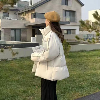 2023 women's parka coat fashion basic cotton down jacket winter Alodia Store