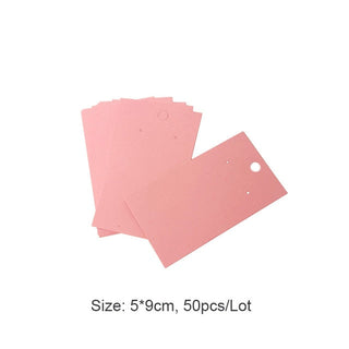 Fashion Wood Jewelry Display Necklace Charms Jewelry Display Tray Pendant Earrings Card Style Pendant Display Card Alodia Store