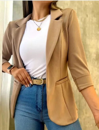 Buckle Blazer Vintage Coat Alodia Store
