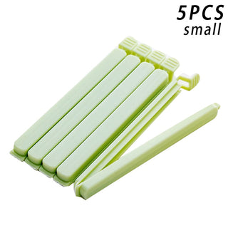 5Pcs Food Bag Clips Househould Food Snack Storage Sealing Bag Clips Sealer Clamp Kitchen Tool Sealing Clip Gadgets Kitchen Tools Alodia Store