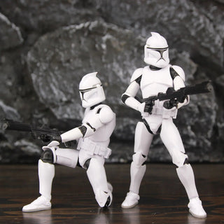 Star Wars 104th 212th 442nd 332nd 501st 6" Action Figure ARC ARF Trooper Shock Asohka Commander Phase 2 Episode II Clone Toys Alodia Store