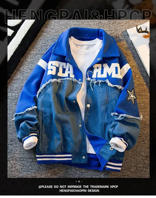 American retro denim jacket Alodia Store