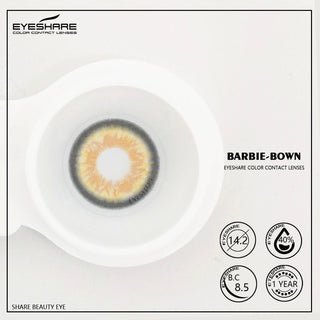 EYESHARE Color Contact Lenses for Eyes 2pcs Natural Brown Contact Lenses Gray Blue Lenses Yearly Beautiful Pupil Contact Lenses Alodia Store