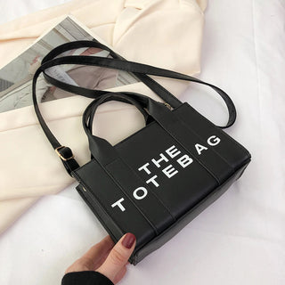 Women Tote Bag Contrast Letters Fashion Ladies Alodia Store