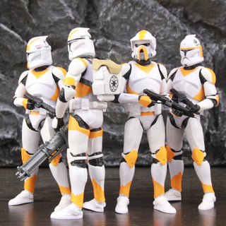 Star Wars 104th 212th 442nd 332nd 501st 6" Action Figure ARC ARF Trooper Shock Asohka Commander Phase 2 Episode II Clone Toys Alodia Store