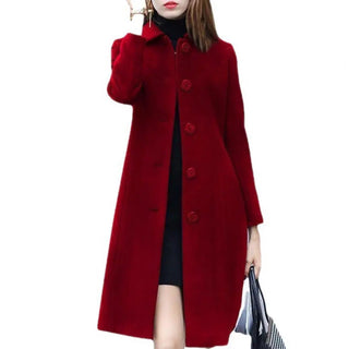 S-4XL Autumn Women Coat Mid-Length Alodia Store