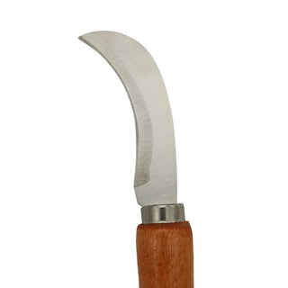 1 Piece Stainless Steel Kitchen Tools Pineapple Knife Vegetable & Fruit Peeler Coconut Mango Banana Wooden Handle Cutter Alodia Store