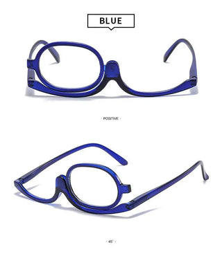 Women Magnifying Glasses Makeup Reading Glass Folding Eye Make Up Reading Glass PC Frame +1.0~+4.0 Resin Lens gafas de sol Alodia Store
