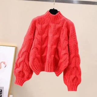 Knitted Sweater Strap Skirt Two Piece Korean Elegant Pullover Dress Suit Alodia Store