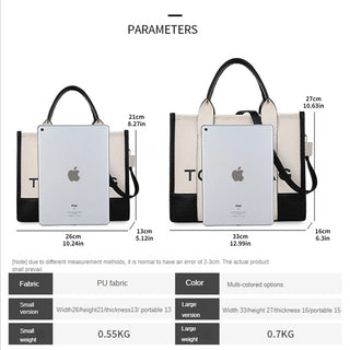 Women's Tote Bag 2024 New Leather Letters Shoulder Alodia Store