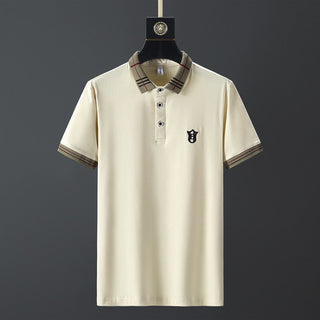 100% Cotton Breathable Brand Polo Shirts Men's Clothing Summer Tops Short Sleeve Casual Cotton Luxury Quality Fashion Clothes alodia store