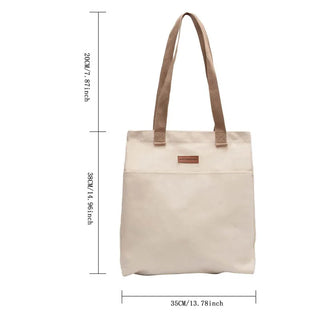 Women's Tote Bag Canvas Sewing Thread Large Capacity Alodia Store