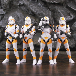 Star Wars 104th 212th 442nd 332nd 501st 6" Action Figure ARC ARF Trooper Shock Asohka Commander Phase 2 Episode II Clone Toys Alodia Store