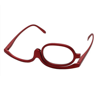 Women Magnifying Glasses Makeup Reading Glass Folding Eye Make Up Reading Glass PC Frame +1.0~+4.0 Resin Lens gafas de sol Alodia Store