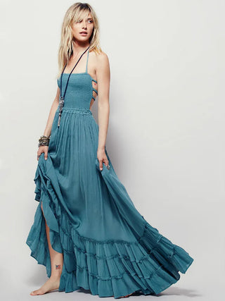 Summer Women Backless VERGOODR Smock dress Alodia Store