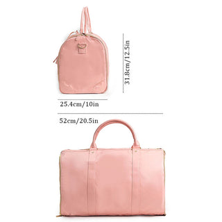 2024 Fashion Large PU Folding Suit Storage Bag Women High Capacity Luggage Alodia Store