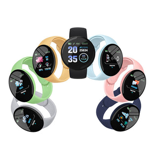 D18 Pro Smart Watch Men Women Bluetooth Fitness Tracker Bracelet Sport Heart Rate Blood Pressure Kids Smartwatch for IOS Android Alodia Store