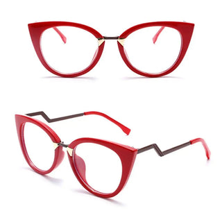 1Pc Anti Blue Light Blocking Cat Eye Oculos Mujer Glass Women Brand Fashion Designer Optical Eyeglasses Frame Classic Eyewear Alodia Store