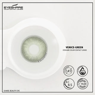 EYESHARE Color Contact Lenses for Eyes 2pcs Natural Brown Contact Lenses Gray Blue Lenses Yearly Beautiful Pupil Contact Lenses Alodia Store