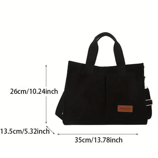Women's Corduroy Tote Bag Large Capcity Handbags for Women Alodia Store