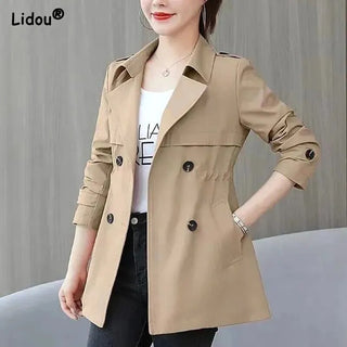 Blazers Button Pockets Tops Alodia Store