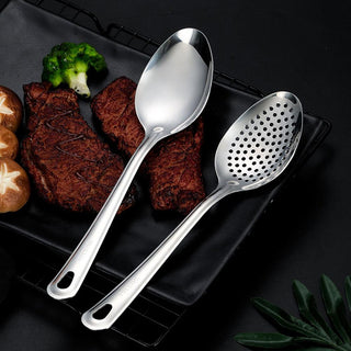 Stainless Steel Strainer Spoon Kitchen Colander Spoon Spoon Filter Strainer Food ScoopPerforated Skimmer Colander M0E8 Alodia Store