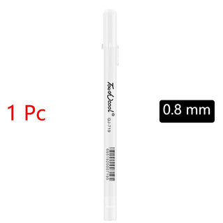 White Marker Pens grafting set 2.0mm Oily Waterproof White Gel Pen DIY ALODIA STORE