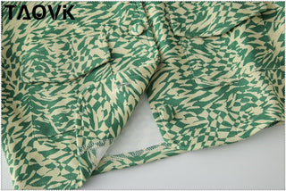 Camouflage Suede Skirt Suits Sexy Skinny CropTops+ Bodycon Outfits 2-Piece Set alodia store