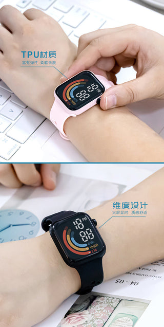 Child Watch Ultra Light LED Digital Watch for Kids Boy Girl Sports Military Silicone Wristband Electronic Clock relogio infantil Alodia Store