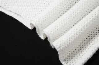 Summer Sexy Low Waist Slim Knitted Solid Skirt Set Long Sleeve Alodia Store