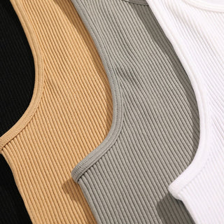 Streetwear Rib-Knit Fitness Running work out alodia store