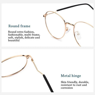 Women Durable Eye Protection Portable Ultra Light Frame Oversized Eyeglasses Computer Goggles Anti-Blue Light Glasses Alodia Store