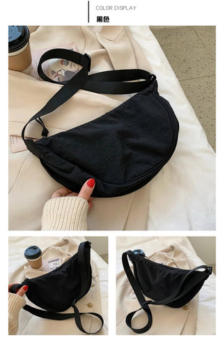 Casual Nylon Hobos Crossbody Bag for Women Alodia Store