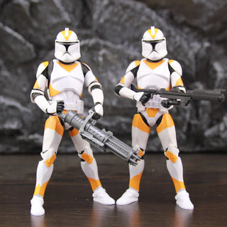 Star Wars 104th 212th 442nd 332nd 501st 6" Action Figure ARC ARF Trooper Shock Asohka Commander Phase 2 Episode II Clone Toys Alodia Store