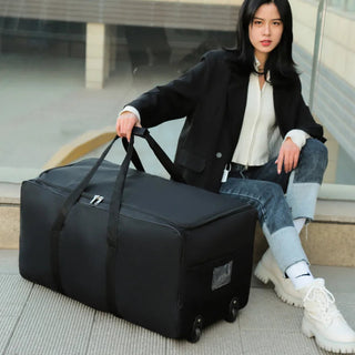 Foldable Wheel Bags Luggages Storage Bag with Wheels Large Capacity Alodia Store